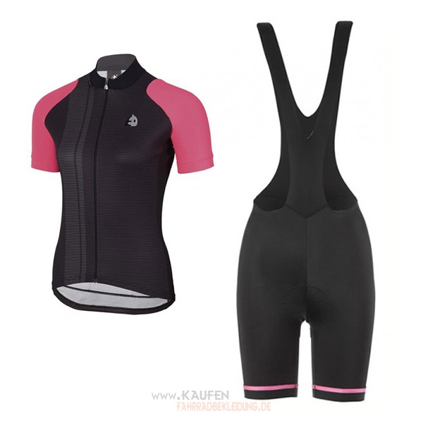 Frau Etxeondo Neo Kurzarmtrikot 2017 Und Kurze Tragerhose Shwarz Und Rosa